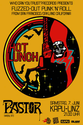 (C) Who Can You Trust? Records / HOT LUNCH Linz 2014 Flyer