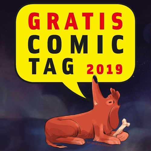 (C) Gratis Comic Tag/Art: Matthias Lehmann / Gratis Comic Tag 2019 Logo / Zum Vergrößern auf das Bild klicken