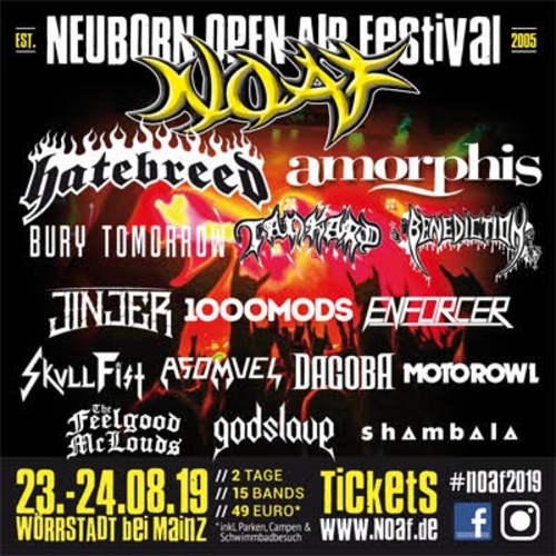 (C) Neuborn Open Air Festival / Neuborn Open Air Festival 2019 Flyer / Zum Vergrößern auf das Bild klicken