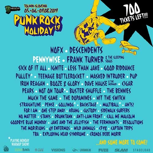 (C) Punk Rock Holiday / Punk Rock Holiday 2019 Flyer / Zum Vergrößern auf das Bild klicken