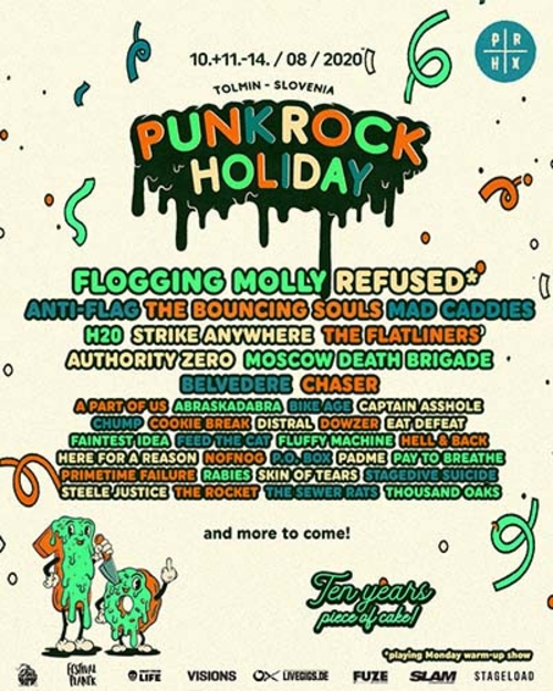 (C) Punk Rock Holiday / Punk Rock Holiday 2020 Flyer / Zum Vergrößern auf das Bild klicken