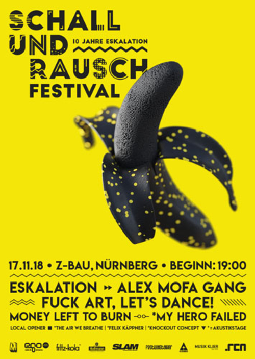 (C) ESKALATION / Schall & Rausch Festival Poster / Zum Vergrößern auf das Bild klicken