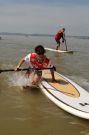 Stand Up Paddle Action @ DWARF8 Surf Worldcup 2009 (c) DMG Michael Gruber / Zum Vergrößern auf das Bild klicken