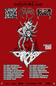 Deathcrusher Tour 2015 Flyer