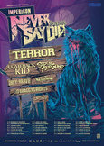 Impericon Never Say Die! Tour 2014 Poster