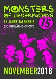 MONSTERS OF LIEDERMACHING Jubilaeumstour 2018 Flyer
