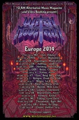 WITCH MOUTAIN Europe 2014 Tourposter