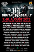 (C) Brutal Assault / Brutal Assault 2013 Poster / Zum Vergrößern auf das Bild klicken