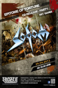 SODOM: Epitome Of Torture Release Party Flyer